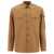 Alexander McQueen Alexander McQueen Overshirt Jacket With Logo Detail BROWN