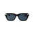 Alexander McQueen Alexander Mcqueen Sunglasses 002 BLACK BLACK BLUE
