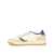 AUTRY AUTRY SNEAKERS MEDALIST LOW IN WHITE AND BLUE LEATHER AND SUEDE WHITE