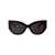 Balenciaga Balenciaga Sunglasses 002 BLACK BLACK GREY