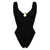 HUNZA G HUNZA G Celine Swim stretchy one-piece swimsuit with front hoop BLACK
