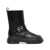 Hogan Hogan H619 Leather Biker Boots BLACK