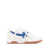 Off-White 'Out of Office' White and Blue Low Top Sneakers with Arrow Motif in Leather Man WHITE