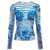Jean Paul Gaultier Jean Paul Gaultier "Flower Body Morphing" Long Sleeve Top BLUE