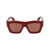 Gucci GUCCI Sunglasses BURGUNDY BURGUNDY BROWN