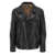 Brunello Cucinelli Leather biker jacket Black