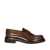 Dior Dior Leather Loafers Brown