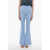 HEBE STUDIO Tailored Bianca Bootcut Pants With Hidden Closure Light Blue