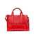 Marc Jacobs 'The Tote Bag Medium' Red Bag with Logo in Grained Leather Woman Marc Jacobs RED