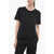 Roberto Collina Solid Color Crew-Neck T-Shirt Black