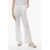 Max Mara Leisure Chiffon Vincita Palazzo Pants With Elastic Waistband White
