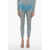 GIUSEPPE DI MORABITO Mesh Pants With All-Over Crystals Light Blue