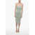 AERON Ribbed Bodycon Zero 104 Longuette Dress Green