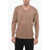 CORNELIANI V-Neck Cotton Sweater Brown