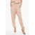 Fabiana Filippi Silk Blend Pants With Elastic Cuffs Pink