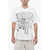 Market Maxi Contrasting Printed Crew-Neck T-Shirt Black & White