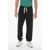 Marcelo Burlon Brushed Cotton Pants With Embroidered Logo Black
