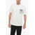 Market Contrasting Printed Crew-Neck T-Shirt Black & White