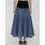 Alaïa Skirt With Knit Band BLUE