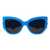 Balenciaga Balenciaga SUNGLASSES 006 LIGHT BLUE LIGHT BLUE GREY