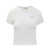 COPERNI White T-Shirt With V Neckline And Logo In Cotton Woman WHITE