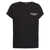 Balmain BALMAIN FLOCK DETAIL T-SHIRT CLOTHING BLACK