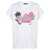 Balmain Balmain Flamingo Print T-Shirt Clothing WHITE