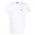 Balmain Balmain  Classic Fit Flock T-Shirt Clothing WHITE