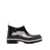 Thom Browne Stripe-Trim Ankle Boots In Black Rubber Man BLACK