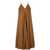 ROHE Róhe Silk Strap Dress With Wider Hem Clothing 068 TAN
