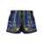 Versace 'Nautical' Blue Smiwsuit Trunks With Barocco Motif In Tech Fabric Man BLUE