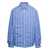 JACQUEMUS Light Blue And White Stripes Shirt In Cotton Man BLUE