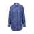 ZIMMERMANN Zimmermann Ottie Relaxed Blue Paisley Shirt In Silk Habotai BLUE