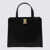 Salvatore Ferragamo Salvatore Ferragamo Black Leather Vara Tote Bag Black