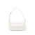 AMINA MUADDI Amina Muaddi Ami Mini Leather Shoulder Bag WHITE