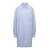 A.P.C. Light Blue Maxi Shirt in Cotton Woman BLUE