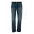 Tom Ford Blue Denim Mid-Rise Slim Fit Jeans in Cotton Man BLUE