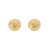 FEDERICA TOSI 'Luna' Golden Earring In 18K Gold Plated Bronze Woman GREY