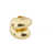 FEDERICA TOSI 'Isa' Gold Tone Ring With Twist Detail In Gold Plated Bronze Woman GREY