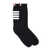 Thom Browne Thom Browne 4Bar Socks. BLACK
