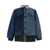 NEEDLES Blue Patchwork Asymmetric Jacket in Cotton Denim Man BLUE