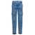 Isabel Marant Blue Denim Cargo Pants With Pockets In Cotton Woman BLUE