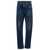 Maison Margiela Blue Five-Pocket Jeans With Rips In Cotton Denim Woman BLUE