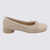 MM6 Maison Margiela Mm6 Maison Margiela Pink Leather Tabi Pumps SHIFTING SAND