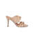 Via Roma 15 Tubolar leather sandal Beige