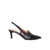 Via Roma 15 Pointed toe slingback Black  