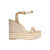 Michael Kors Leighton wedge sandals Gold