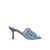 Michael Kors Denim-effect Tessa mules sandals Blue