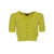 Elisabetta Franchi Yellow tricot sweater Yellow