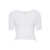 Michael Kors White elastic stretch T-shirt White